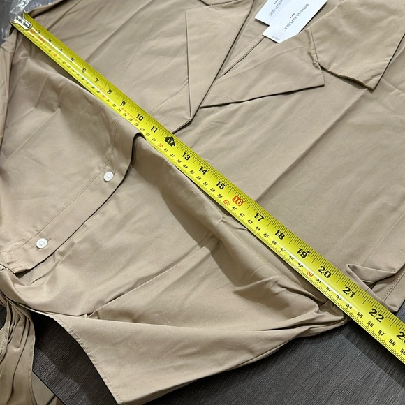 BANANA REPUBLIC | tie front cropped top L - Picture 3 of 6